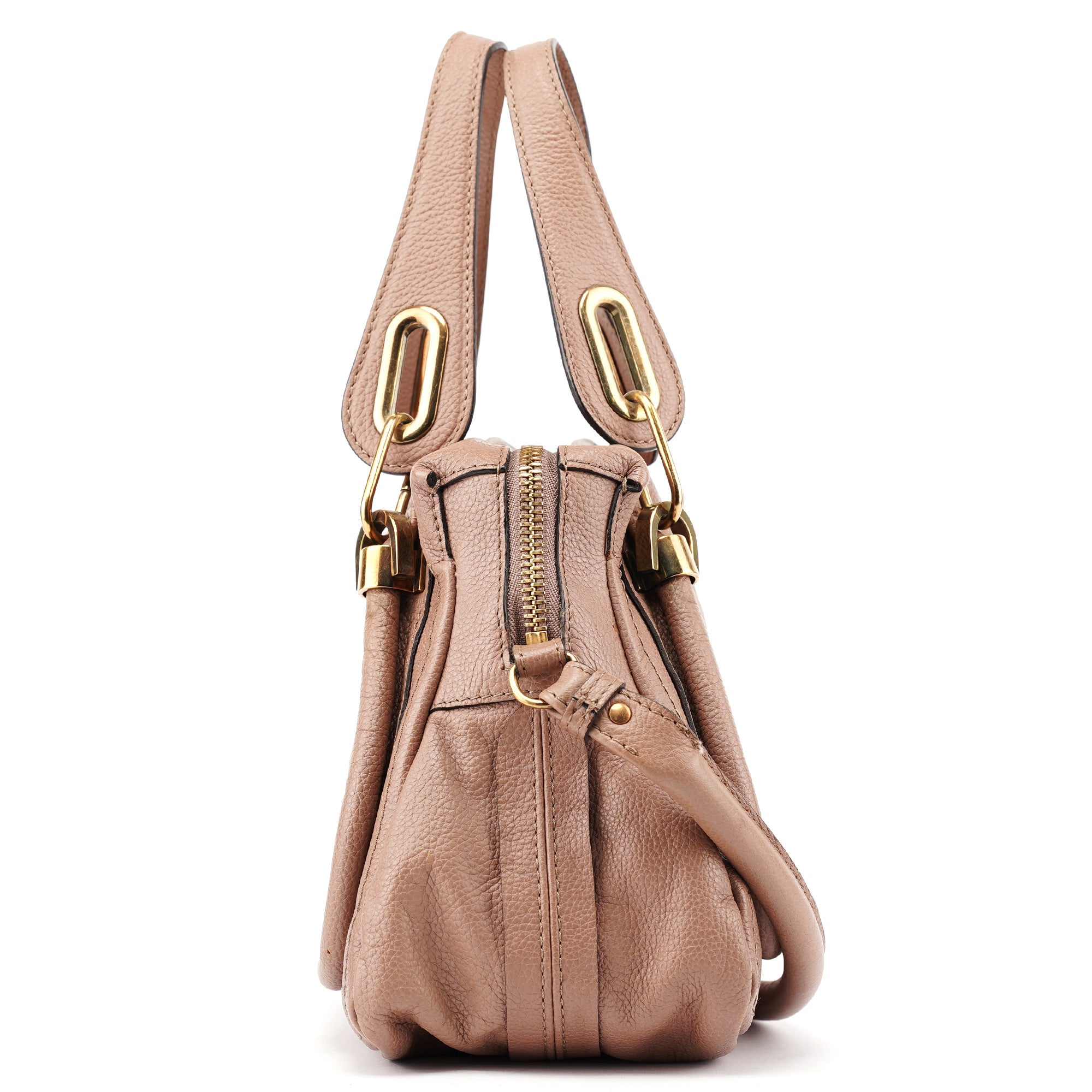 Chloé Old Rose Leather Paraty 2-Way Shoulder Bag