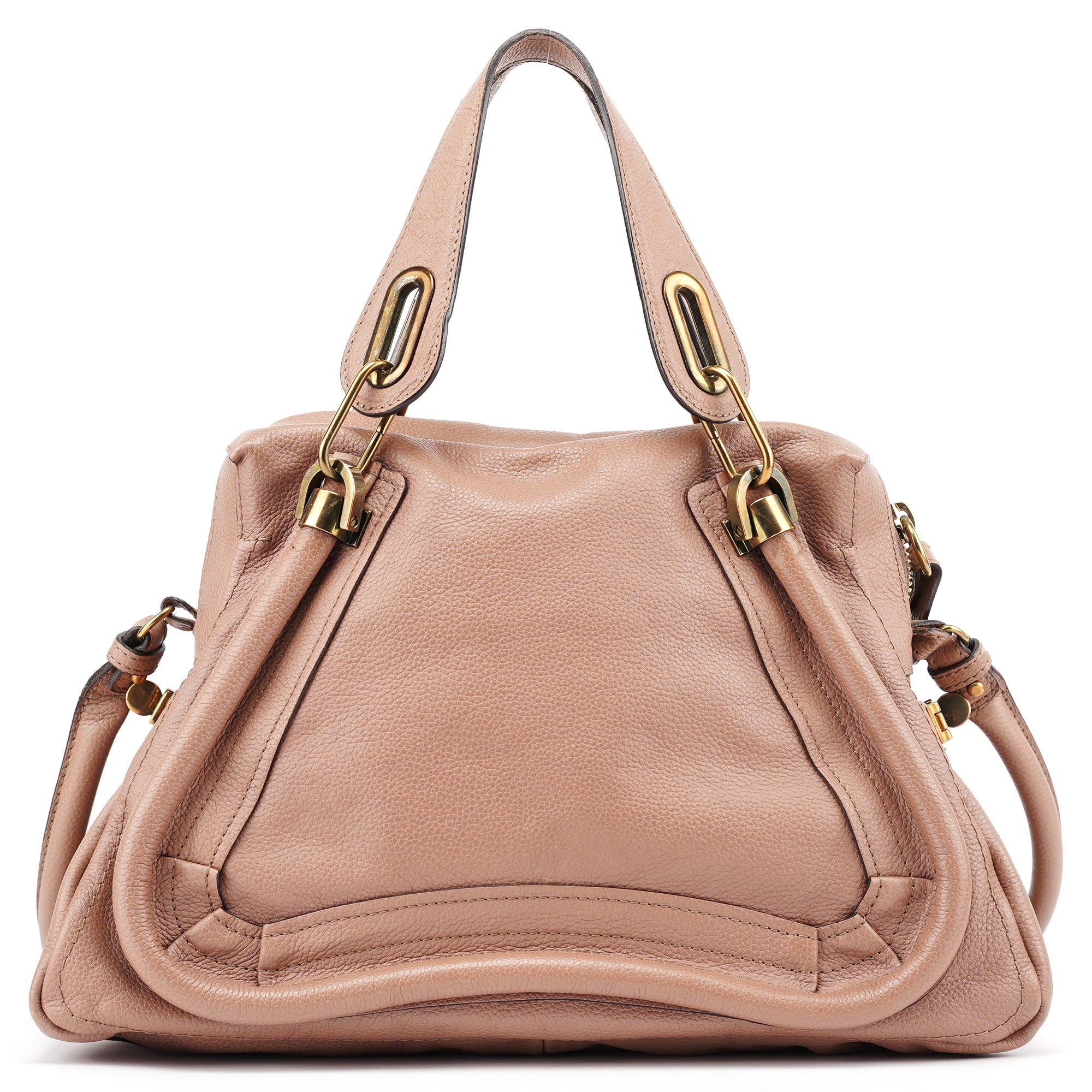 Chloé Old Rose Leather Paraty 2-Way Shoulder Bag