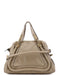 Chloé Olive Green Leather Paraty 2-Way Shoulder Bag