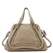 Chloé Olive Green Leather Paraty 2-Way Shoulder Bag