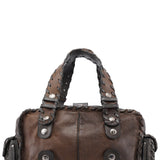 Chloé Olive Green Leather Silverado Shoulder Bag