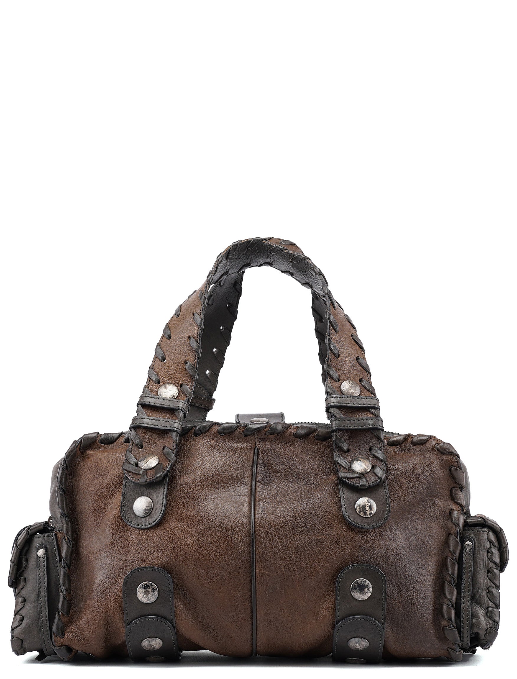 Chloé Olive Green Leather Silverado Shoulder Bag