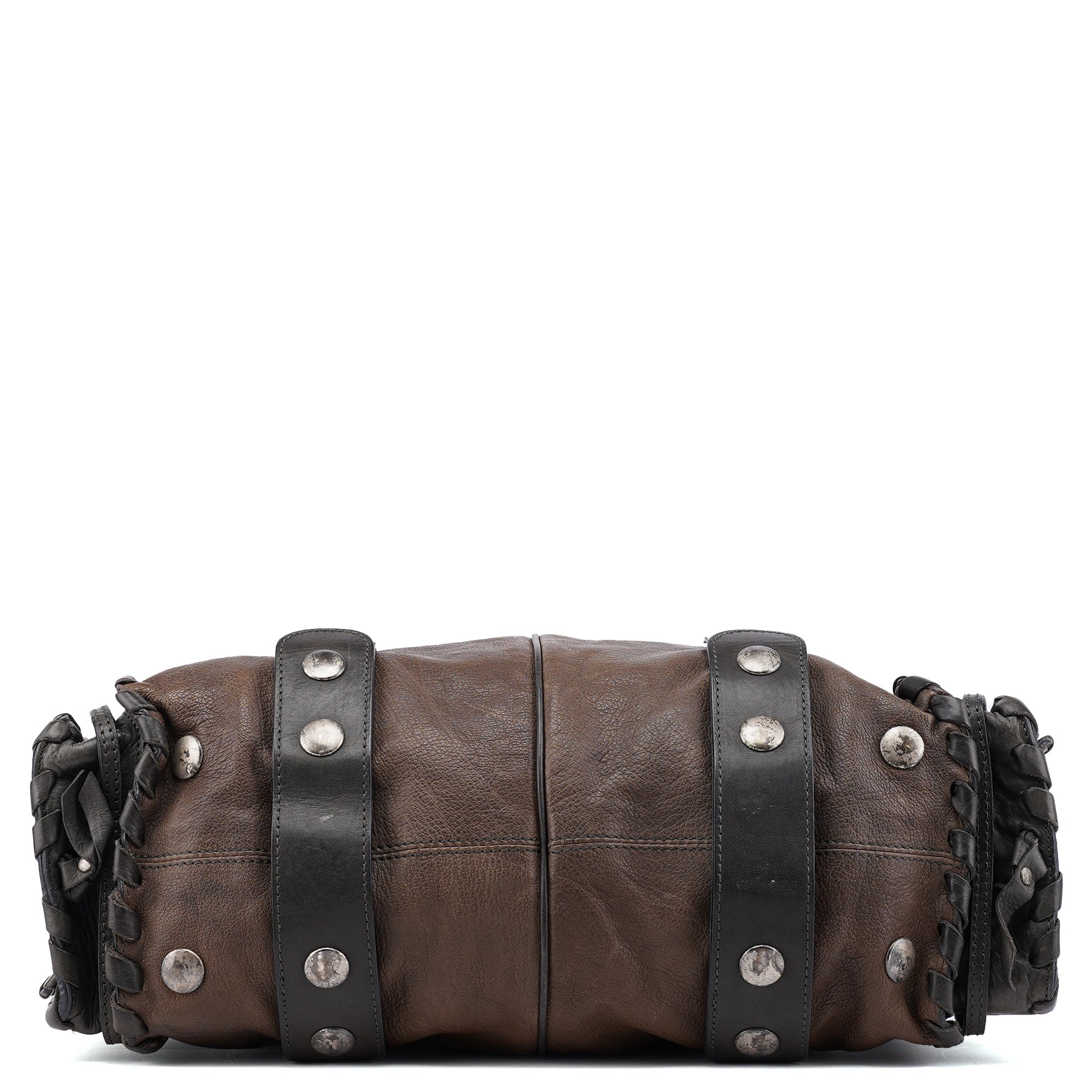 Chloé Olive Green Leather Silverado Shoulder Bag