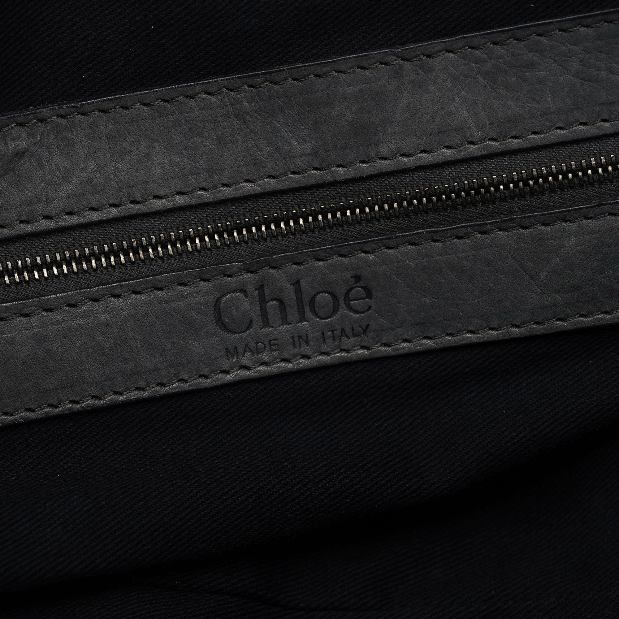 Chloé Olive Green Leather Silverado Shoulder Bag
