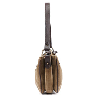 Chloé Olive Velvet 2-Way Shoulder Bag