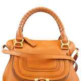 Chloe Orange Leather Marcie 2-Way Bag