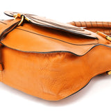 Chloe Orange Leather Marcie 2-Way Bag