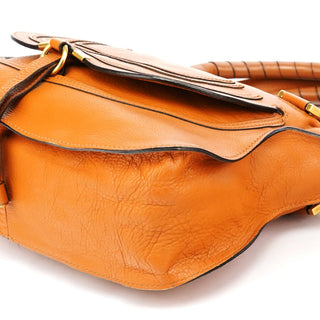 Chloe Orange Leather Marcie 2-Way Bag
