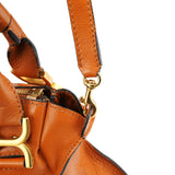 Chloe Orange Leather Marcie 2-Way Bag