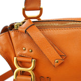 Chloe Orange Leather Marcie 2-Way Bag