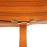 Chloe Orange Leather Marcie 2-Way Bag