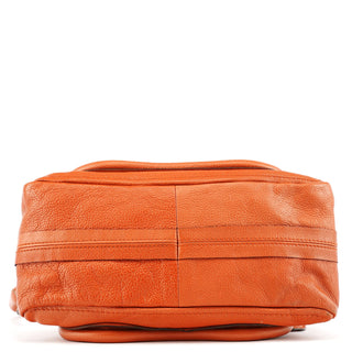 Chloe Orange Leather Paraty 2-Way Bag
