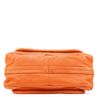 Chloe Orange Leather Paraty 2-Way Bag