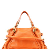Chloé Sac deux portés Paraty en cuir orange