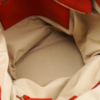 Chloe Orange Leather Suede 2-Way Bag