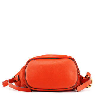 Chloe Orange Leather Suede 2-Way Bag