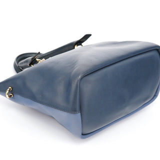 Chloé Pale Blue Leather Bailey Tote Bag