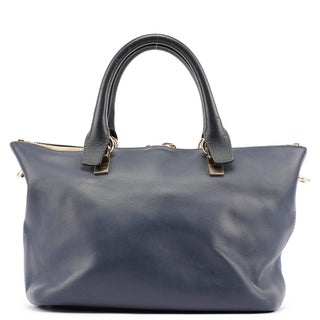 Chloé Pale Blue Leather Bailey Tote Bag