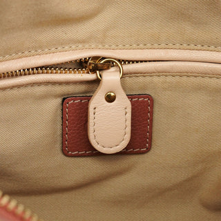Chloe Pale Pink Leather Paraty 2-Way Bag