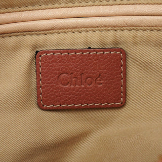 Chloe Pale Pink Leather Paraty 2-Way Bag