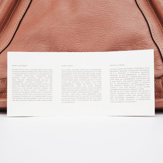 Chloe Pale Pink Leather Paraty 2-Way Bag