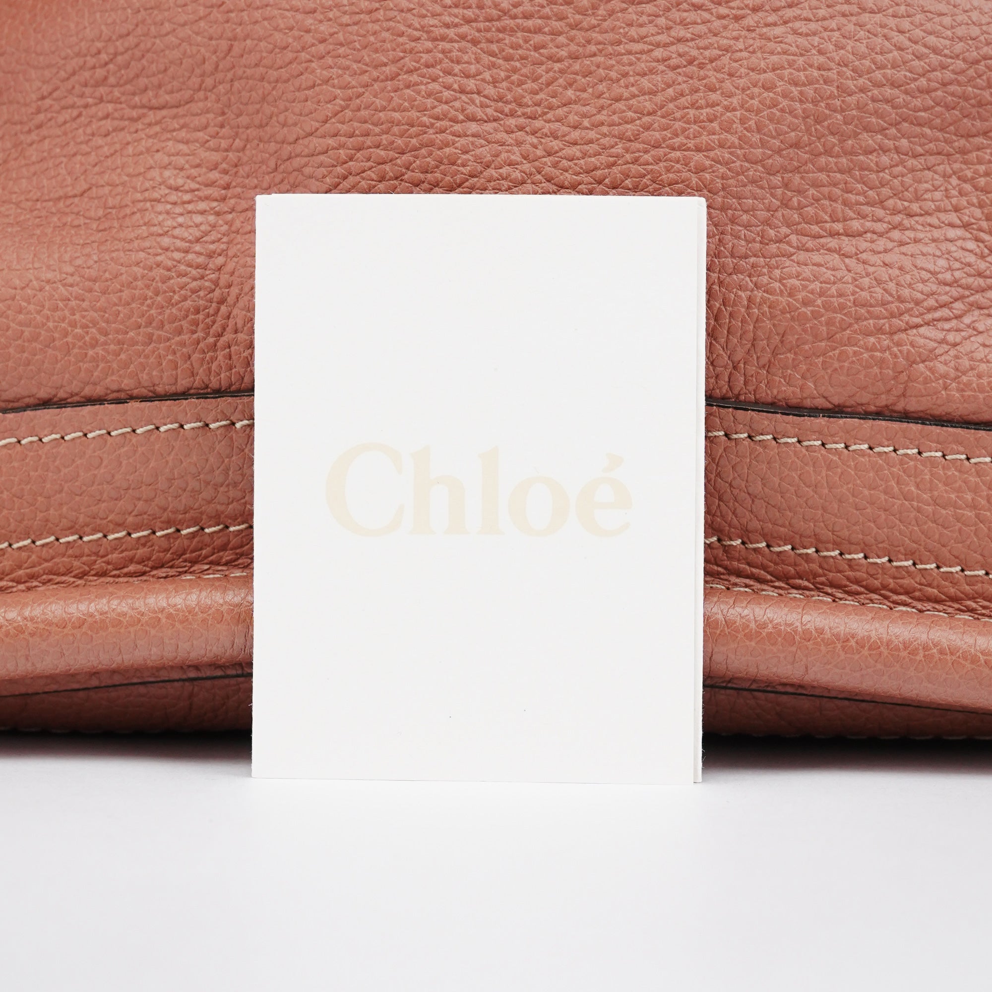Chloe Pale Pink Leather Paraty 2-Way Bag
