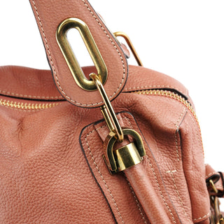 Chloe Pale Pink Leather Paraty 2-Way Bag