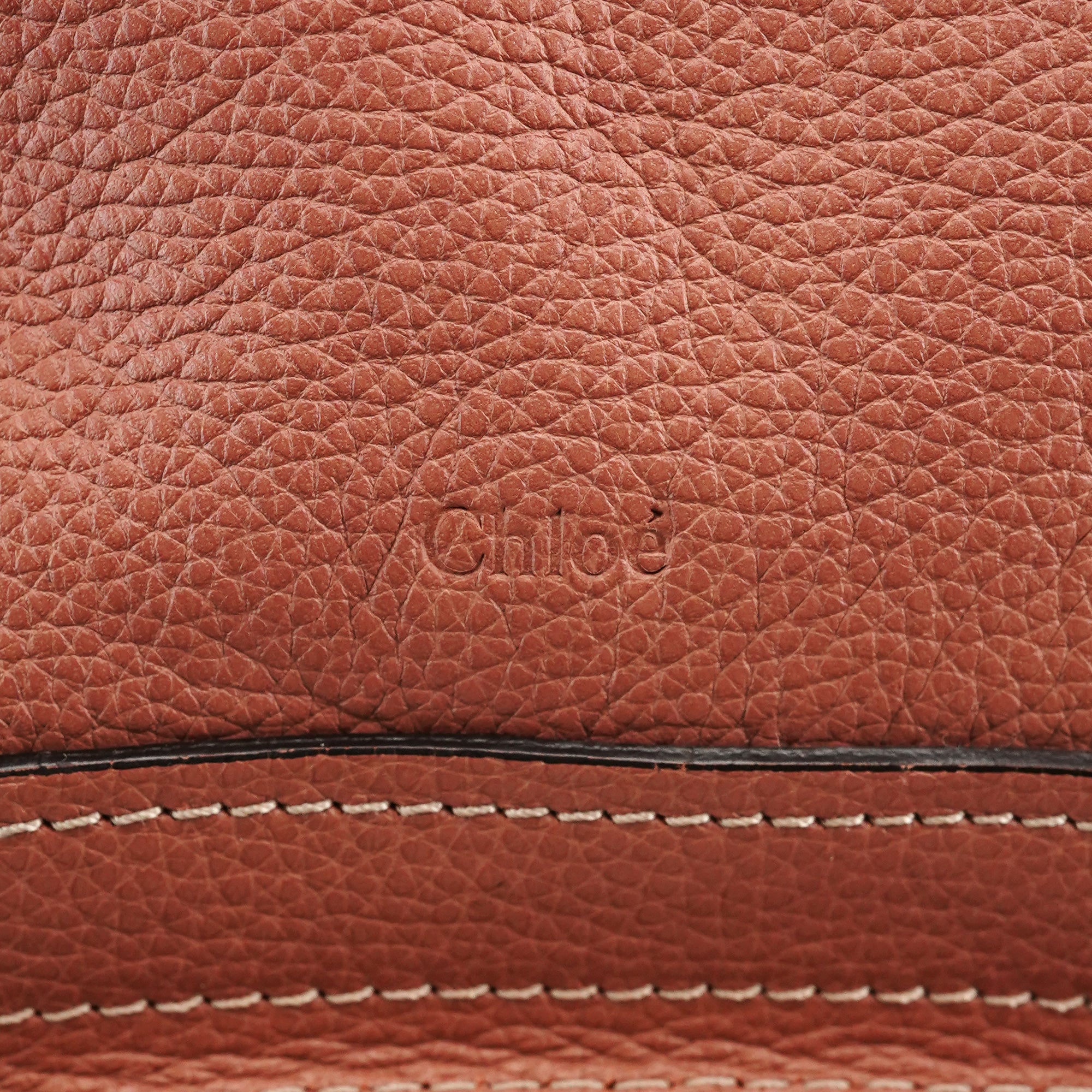 Chloe Pale Pink Leather Paraty 2-Way Bag