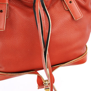 Chloe Pale Red Leather Ellen Tote Bag