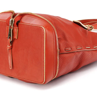 Chloe Pale Red Leather Ellen Tote Bag