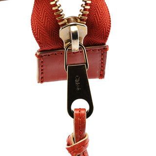 Chloe Pale Red Leather Ellen Tote Bag