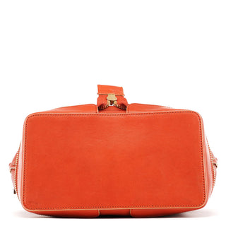 Chloe Pale Red Leather Ellen Tote Bag