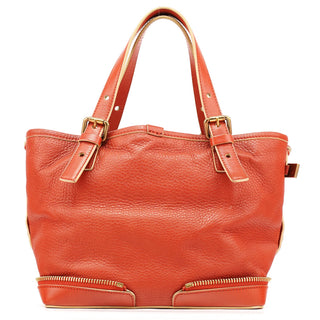 Chloe Pale Red Leather Ellen Tote Bag