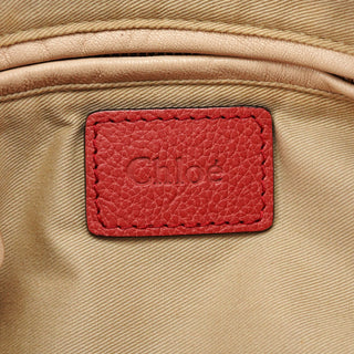 Chloe Pale Red Leather Paraty 2-Way Bag