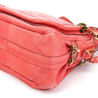 Chloe Pale Red Leather Paraty 2-Way Bag