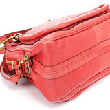 Chloé Paraty 2-Way Bag aus hellrotem Leder