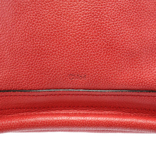Chloe Pale Red Leather Paraty 2-Way Bag