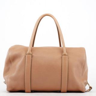 Chloe Pink Beige Leather Madeleine Boston Bag