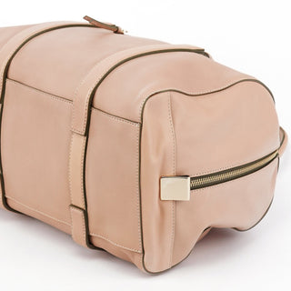 Chloe Pink Beige Leather Madeleine Boston Bag