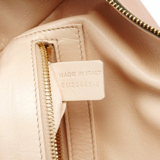 Chloe Pink Beige Leather Madeleine Boston Bag