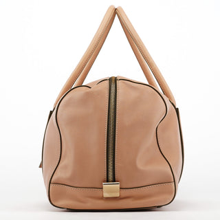 Chloe Pink Beige Leather Madeleine Boston Bag