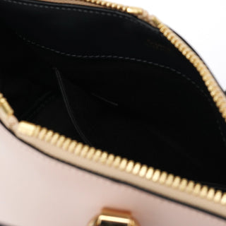 Chloe Pink Black Calfskin Baylee 2-Way Bag