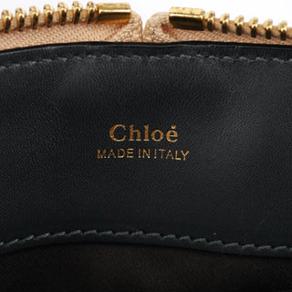 Chloe Pink Black Calfskin Baylee 2-Way Bag