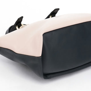 Chloe Pink Black Calfskin Baylee 2-Way Bag