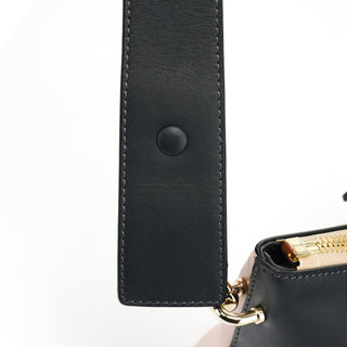 Chloe Pink Black Calfskin Baylee 2-Way Bag