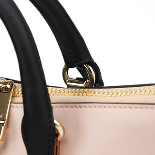 Chloe Pink Black Calfskin Baylee 2-Way Bag