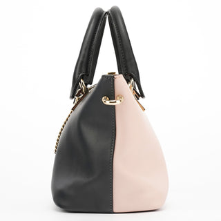 Chloe Pink Black Calfskin Baylee 2-Way Bag