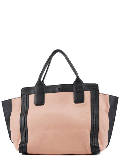 Chloé Pink Calfskin Allison Tote Bag