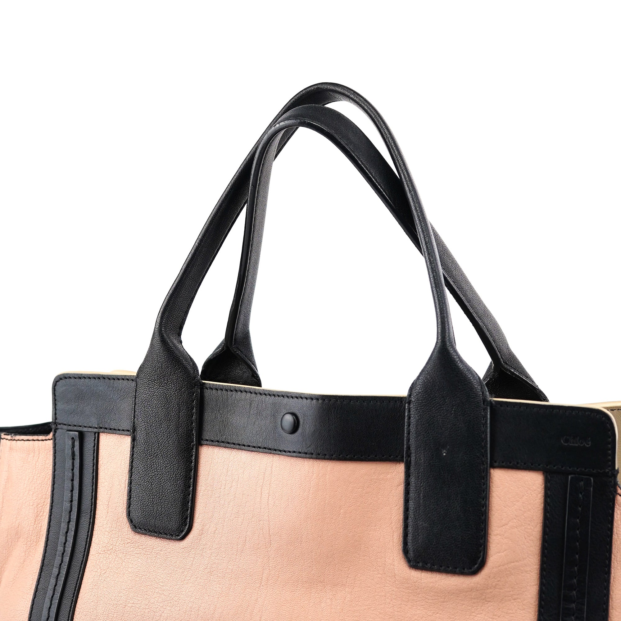 Chloé Pink Calfskin Allison Tote Bag