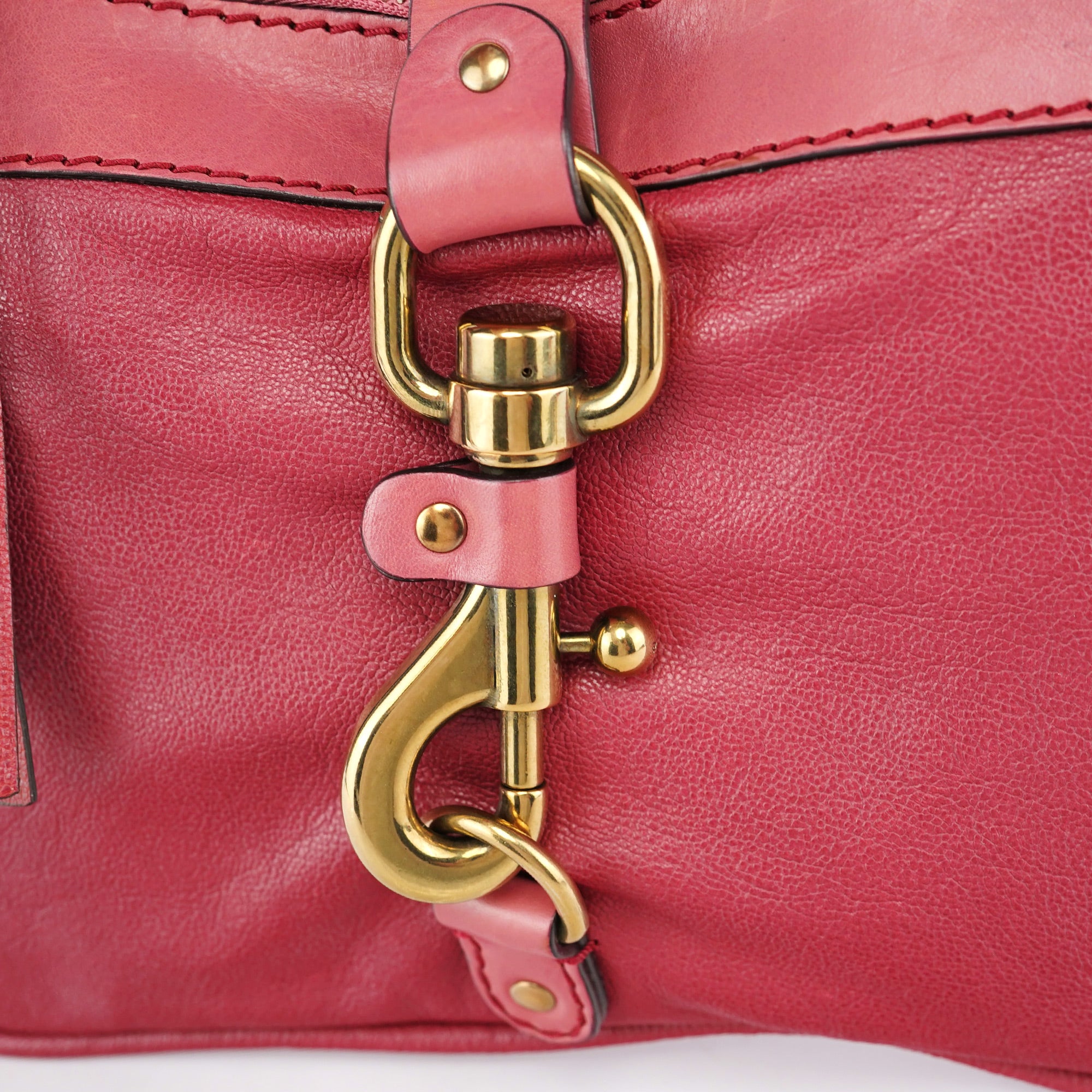 Chloé Pink Lambskin Kerala Shoulder Bag